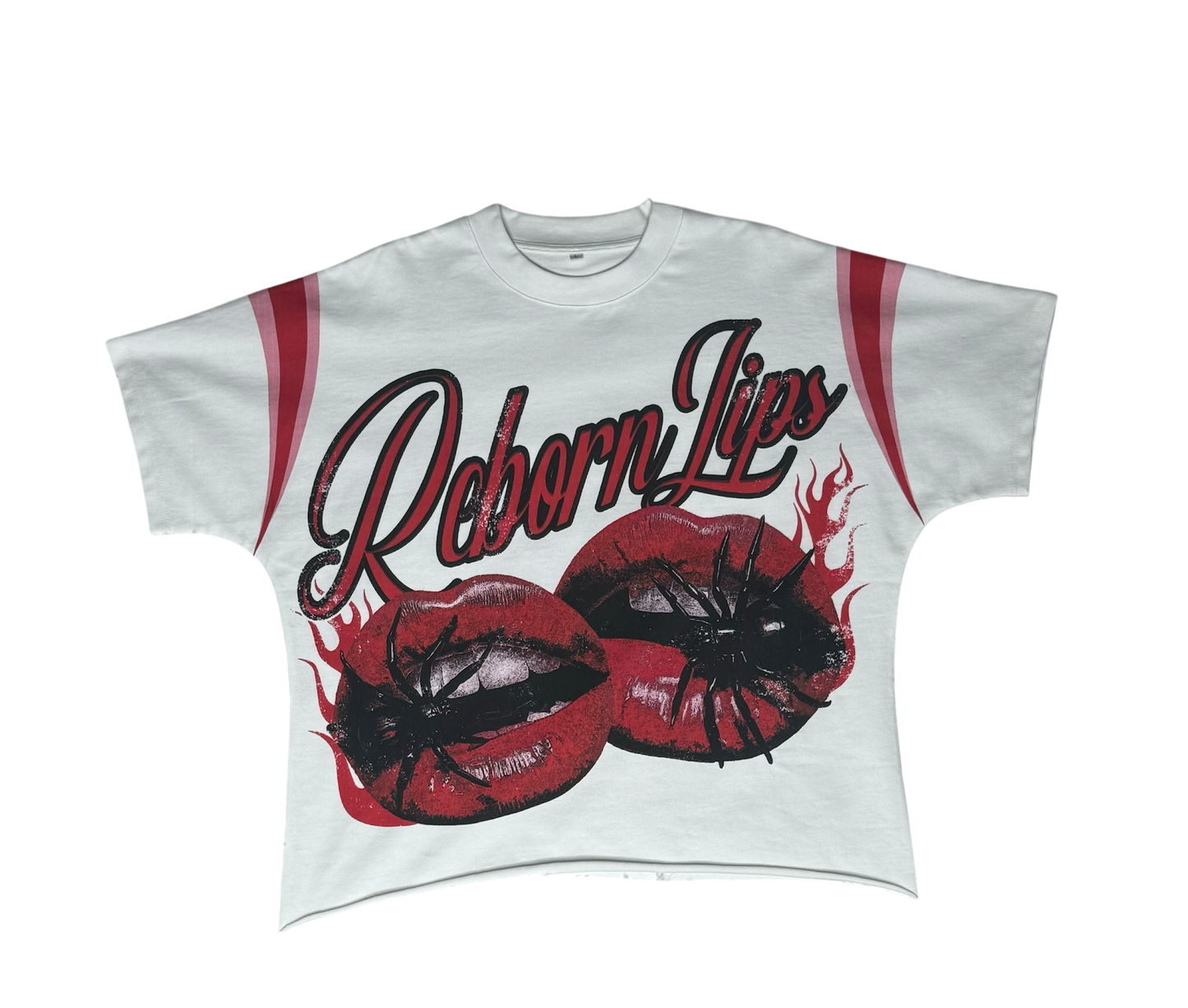 Reborn Lips Cropped Tee