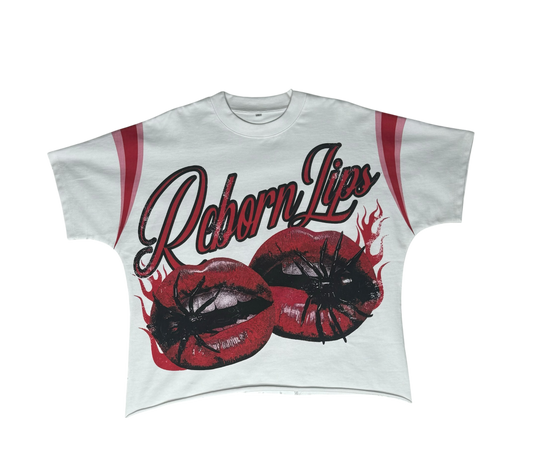 Reborn Lips Cropped Tee